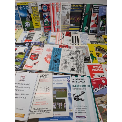 265 - Appx 150 Non League Football Programmes - All in Good Condition Lots of Odd Ones in Here !