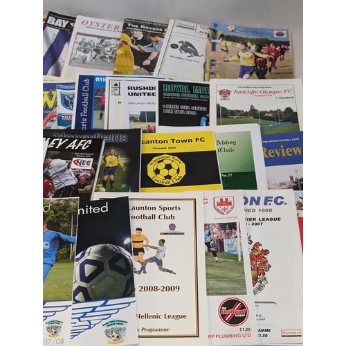 268 - Appx 150 Non League Football Programmes - All in Good Condition Lots of Odd Ones in Here !