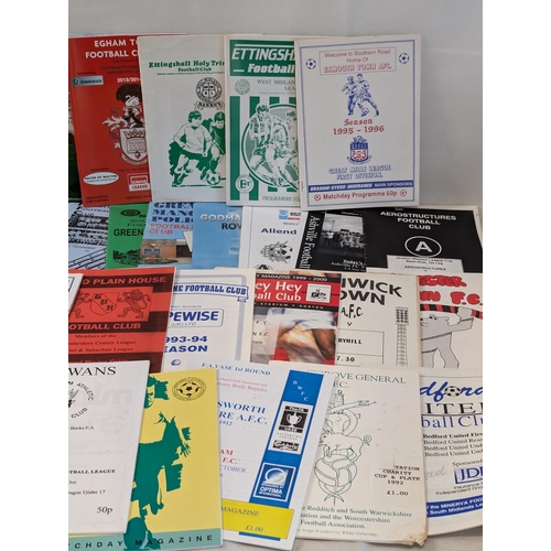 269 - Appx 100 Non League Football Programmes - All in Good Condition Lots of Odd Ones in Here !