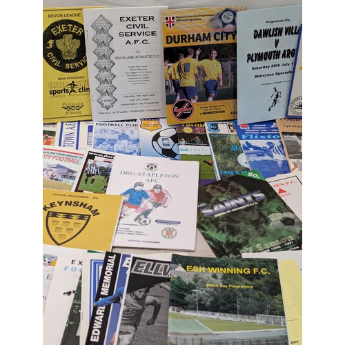 269 - Appx 100 Non League Football Programmes - All in Good Condition Lots of Odd Ones in Here !