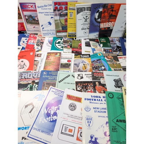 270 - Appx 100 Non League Football Programmes - All in Good Condition Lots of Odd Ones in Here !