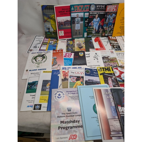 276 - Appx 100 Non League Football Programmes - All in Good Condition Lots of Odd Ones in Here !