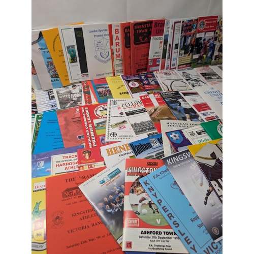 285 - Large Quantity Around 200/250 Mostly Non League Programs Some Unusual Ones Here