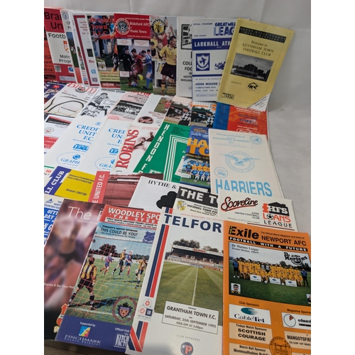 285 - Large Quantity Around 200/250 Mostly Non League Programs Some Unusual Ones Here