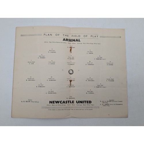 312 - 1952 FA Cup Final, Arsenal v Newcastle United Generally Good Rusty Staples