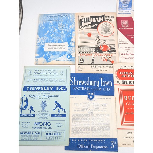 320 - Group 11 Vintage Football Programmes, 50s/60s/70s,