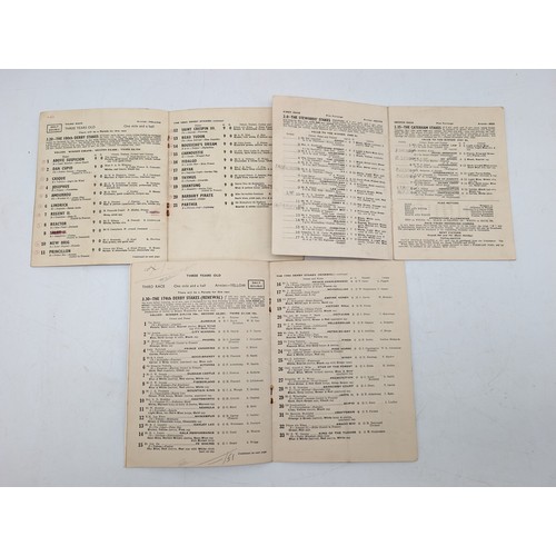 340 - Group (3) Epsom Summer Meeting Programmes  50/53/59 Annotated