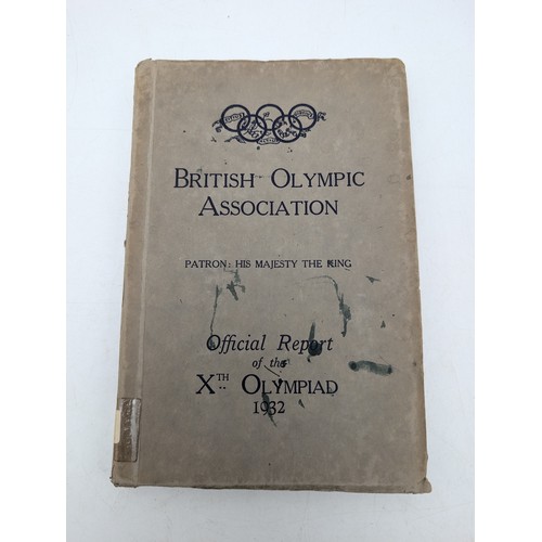 342 - Scarce Trio - British Olympic Association Official Report Hardbacks 1928/32/36 Overall Condition Goo... 