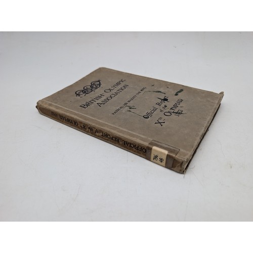 342 - Scarce Trio - British Olympic Association Official Report Hardbacks 1928/32/36 Overall Condition Goo... 