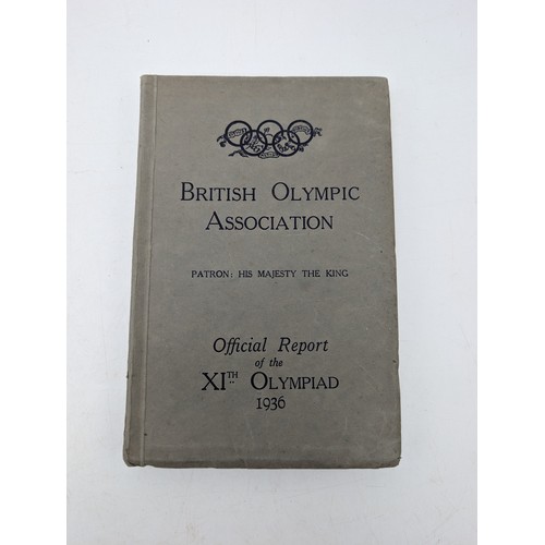 342 - Scarce Trio - British Olympic Association Official Report Hardbacks 1928/32/36 Overall Condition Goo... 