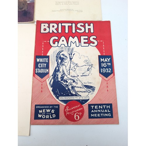 360 - Excellent 1930s Bundle British Empire Games Programme Bundle, 1932/ (3) 1934, (2) 1938, Two Upper Le... 