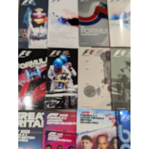 77 - Excellent Bundle Silverstone F1 Programmes 70s Onwards Note Multiple Photos