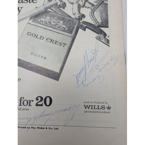 361 - Group (5) Scottish Cup Final Programmes - Overall Good Condition One Signed Verso as Seen