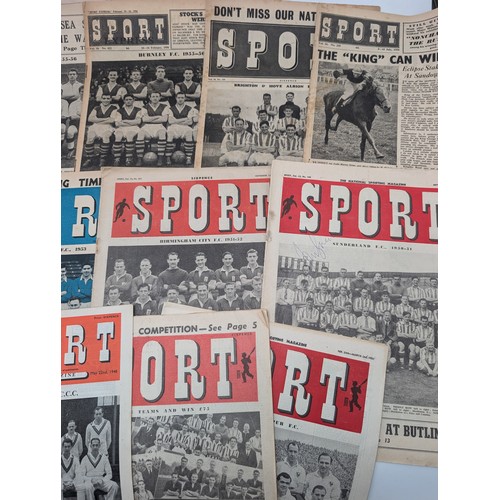 365 - Group 40s/50s Sports Weekly Paper / Comics / Magazines Good Overall Condition