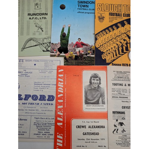 373 - Group 14 Vintage Football Programmes, 70s, Including Yeovil V Arsenal 1971