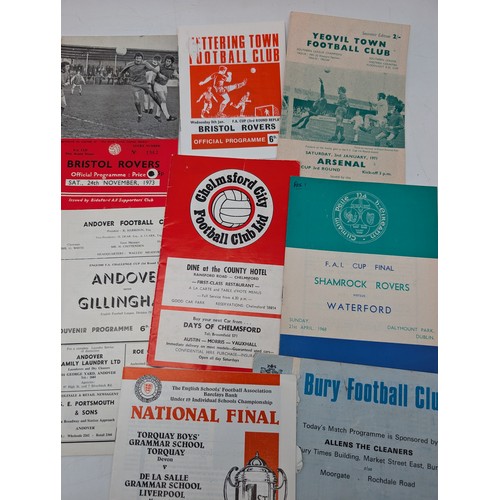 373 - Group 14 Vintage Football Programmes, 70s, Including Yeovil V Arsenal 1971