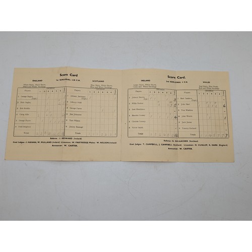 394 - 1946 Bicycle Polo At Selhurst Park Crystal Palace Vs Tottenham Programme Good Condition Annotated