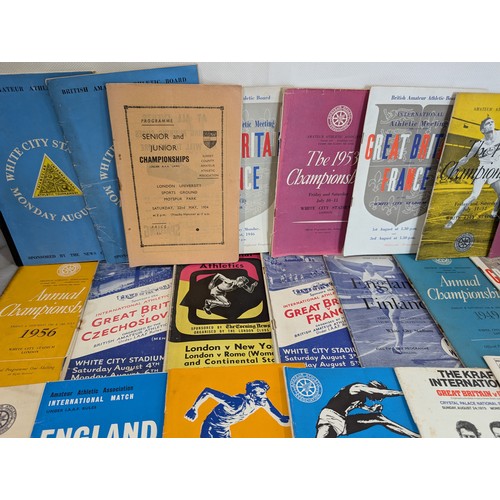 396 - Large Collection 1950s Onwards, Amateur Athletic Association Programmes - Overall Good Condition Lot... 