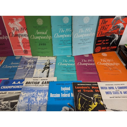 396 - Large Collection 1950s Onwards, Amateur Athletic Association Programmes - Overall Good Condition Lot... 