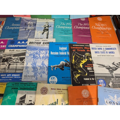 396 - Large Collection 1950s Onwards, Amateur Athletic Association Programmes - Overall Good Condition Lot... 