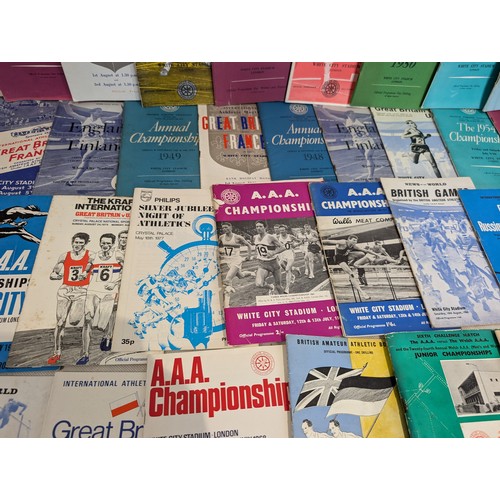 396 - Large Collection 1950s Onwards, Amateur Athletic Association Programmes - Overall Good Condition Lot... 