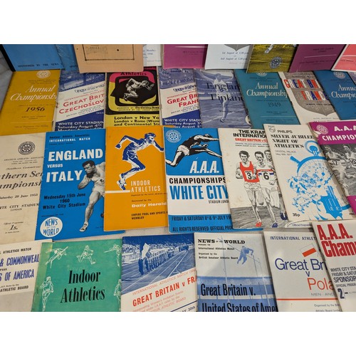 396 - Large Collection 1950s Onwards, Amateur Athletic Association Programmes - Overall Good Condition Lot... 