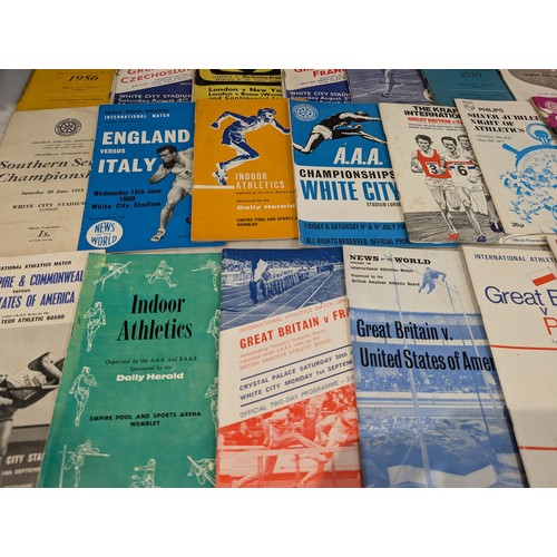 396 - Large Collection 1950s Onwards, Amateur Athletic Association Programmes - Overall Good Condition Lot... 