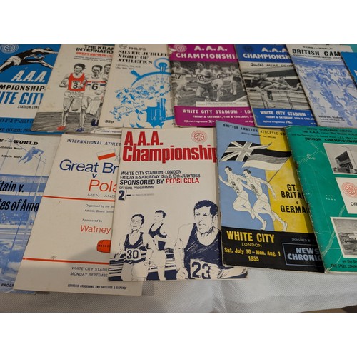 396 - Large Collection 1950s Onwards, Amateur Athletic Association Programmes - Overall Good Condition Lot... 