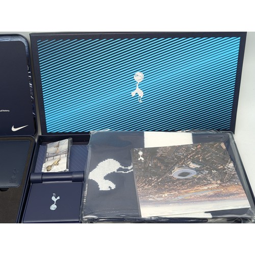 398 - Tottenham Interest, Two Welcome Packs Contained Within Tins - Appear Unused