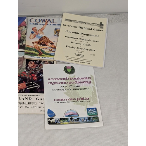 Highland Games Souvenir Programmes
