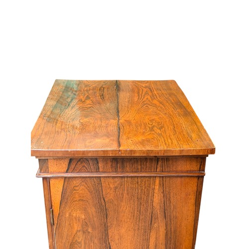 20 - Victorian Rosewood Wellington Chest Over 5 Graduated Drawers Raised On Plinth Base 57x93x46cm