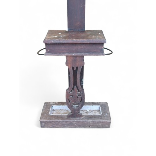 30 - Victorian Mahogany Tree Shaped Hall Stand - 190cm