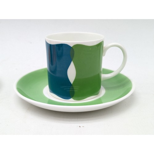 61 - Group 6 Susie Cooper Cups and Saucers - One Saucers Missing - Good Order for The Rest