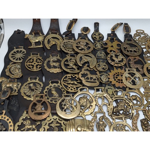 95 - Large Quantity Various Horse Brasses - Appx 12kg