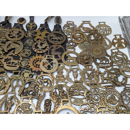 95 - Large Quantity Various Horse Brasses - Appx 12kg