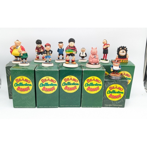 182 - Group (11) Robert Harrop - Dennis The Menace & Beano Figurines - Boxed Excellent Condition (11)