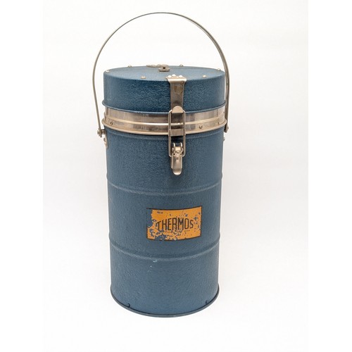 204 - A Mid Century Excellent Condition Hot Food Thermos, With 3 Original Internal Tins, Lockable Lid Etc