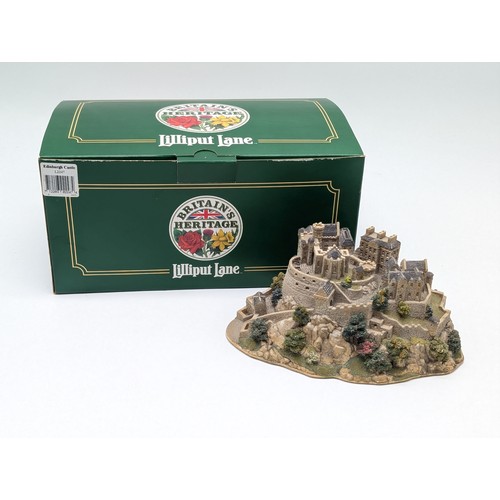 205 - Lilliput Lane Edinburgh Castle Miniature Sculpture L2247 Boxed