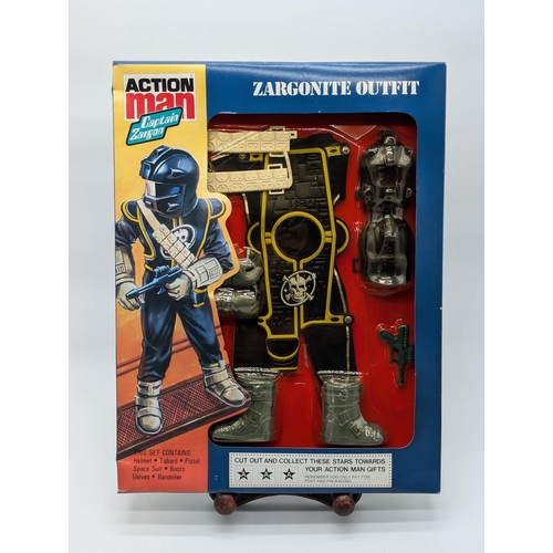 276 - Palitoy Action Man vintage Space Ranger Zargonite Outfit, comprising suit, helmet, tabard, laser pis... 