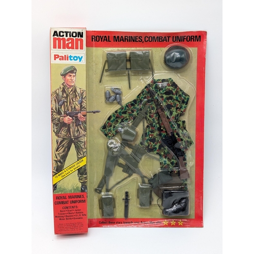 284 - Palitoy vintage Action Man Royal Marines, Combat Uniform, Mint, UNUSED, within Fair (sealed packagin... 