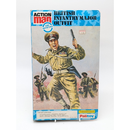 290 - Palitoy vintage Action Man The Officers British Infantry Major carded outfit Cat No.34351, within Ex... 