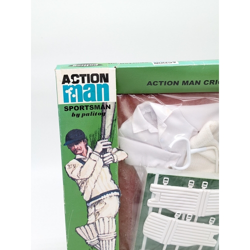 291 - Action Man Sportsman By Palitoy - Cricketer - Unopened Sealed Packaging Fair - Good