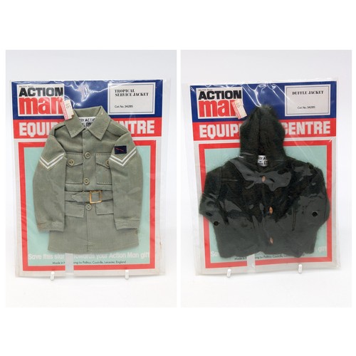 294 - Group (2) Vintage Action Man Palitoy Equipment Centre Jackets - Tropical Service Jacket 34285 & Duff... 