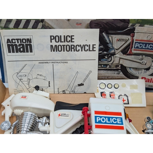 309 - Palitoy Action Man Vintage Police Motorcycle 