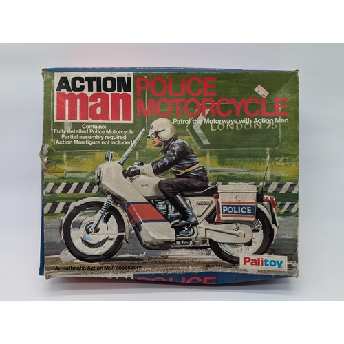 309 - Palitoy Action Man Vintage Police Motorcycle 