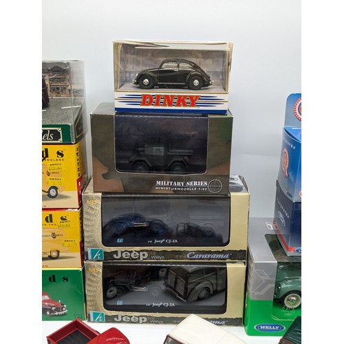 404 - Diecast Group, Including Vanguards, Dinky, Corgi Etc. Panel Vans, Beetles Plus More. Good Order