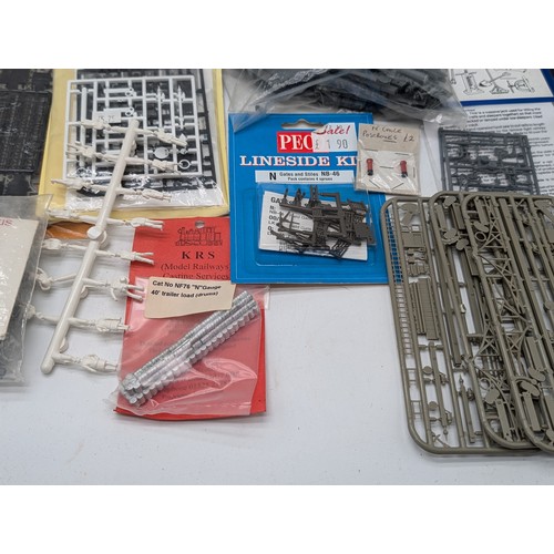 405 - Good Mostly Sealed N Gauge Bundle Accessories, Peco, Gaugemaster, Wills,  KRS, Loads Here !