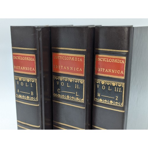 423 - ENCYCLOPAEDIA BRITANNICA Or a Dictionary of Arts and Sciences Compiled Upon a New Plan… In Three Vol... 