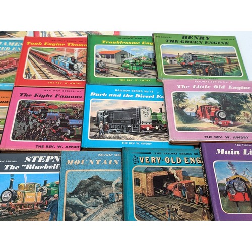 428 - Group (24) Vintage Thomas The Tank Engine Booklets, The Railway Series.