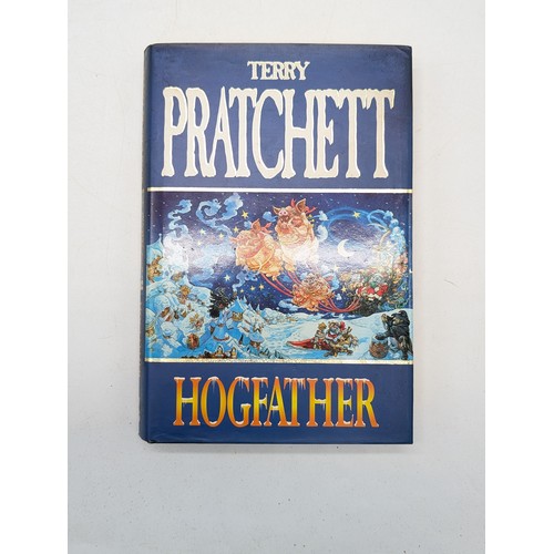 436 - Terry Pratchett - Group 44 Novels, Including Signed Second Impression Hogfather, Ex Library First Ed... 